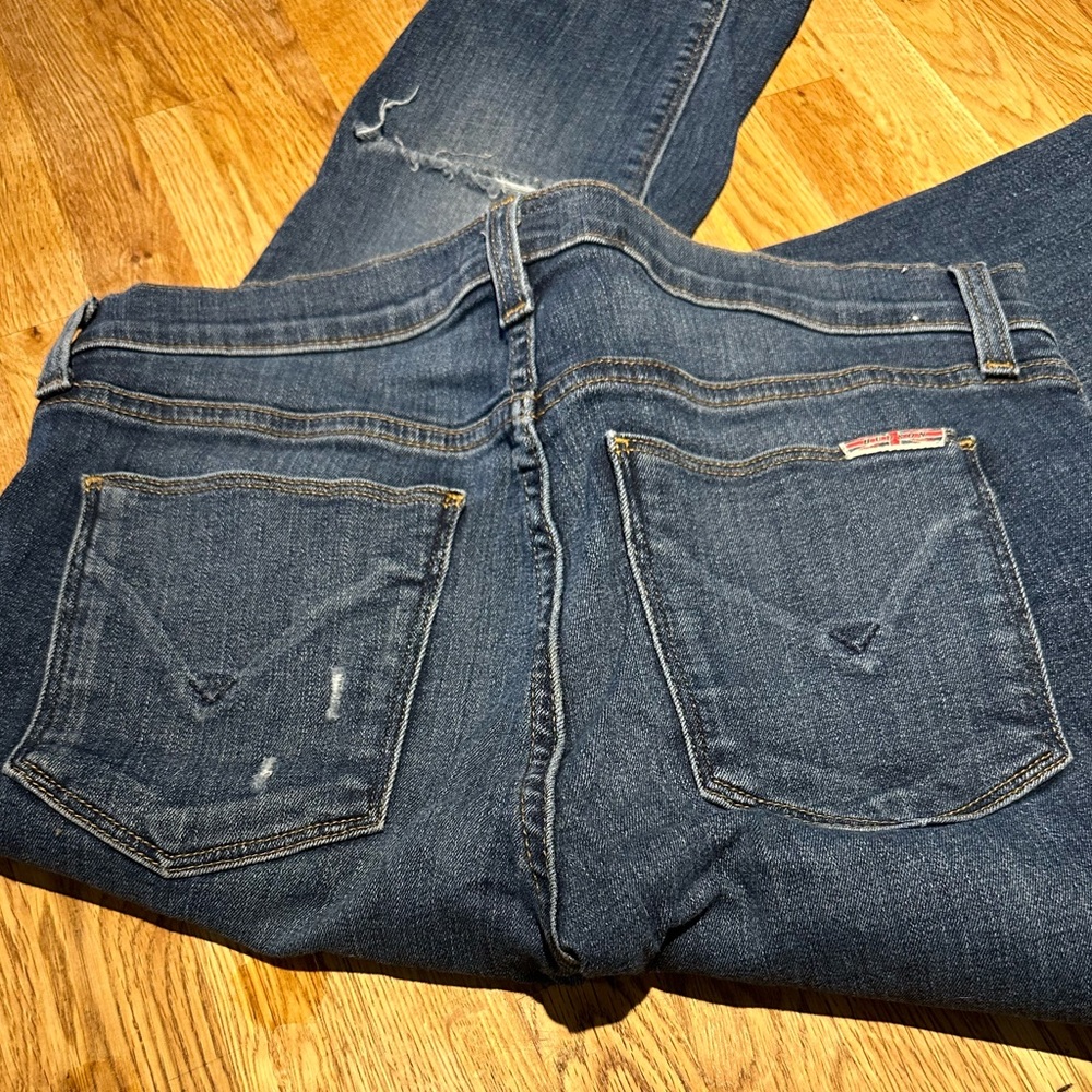 Hudson High Rise Distressed Skinny - Picture 3 of 3